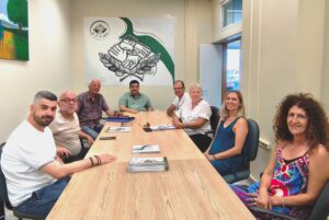 Read more about the article Δελτίο Τύπου: Συνάντηση της Π.ΟΜ.Α.μεΑ Δ.Ε. & Ν.Ι.Ν. και Συλλόγων Ατόμων με Αναπηρία με τον Αντιδήμαρχο Πατρέων, κ. Δ. Πλέσσα, για τον Κανονισμό Λειτουργίας των Κοινόχρηστων Χώρων